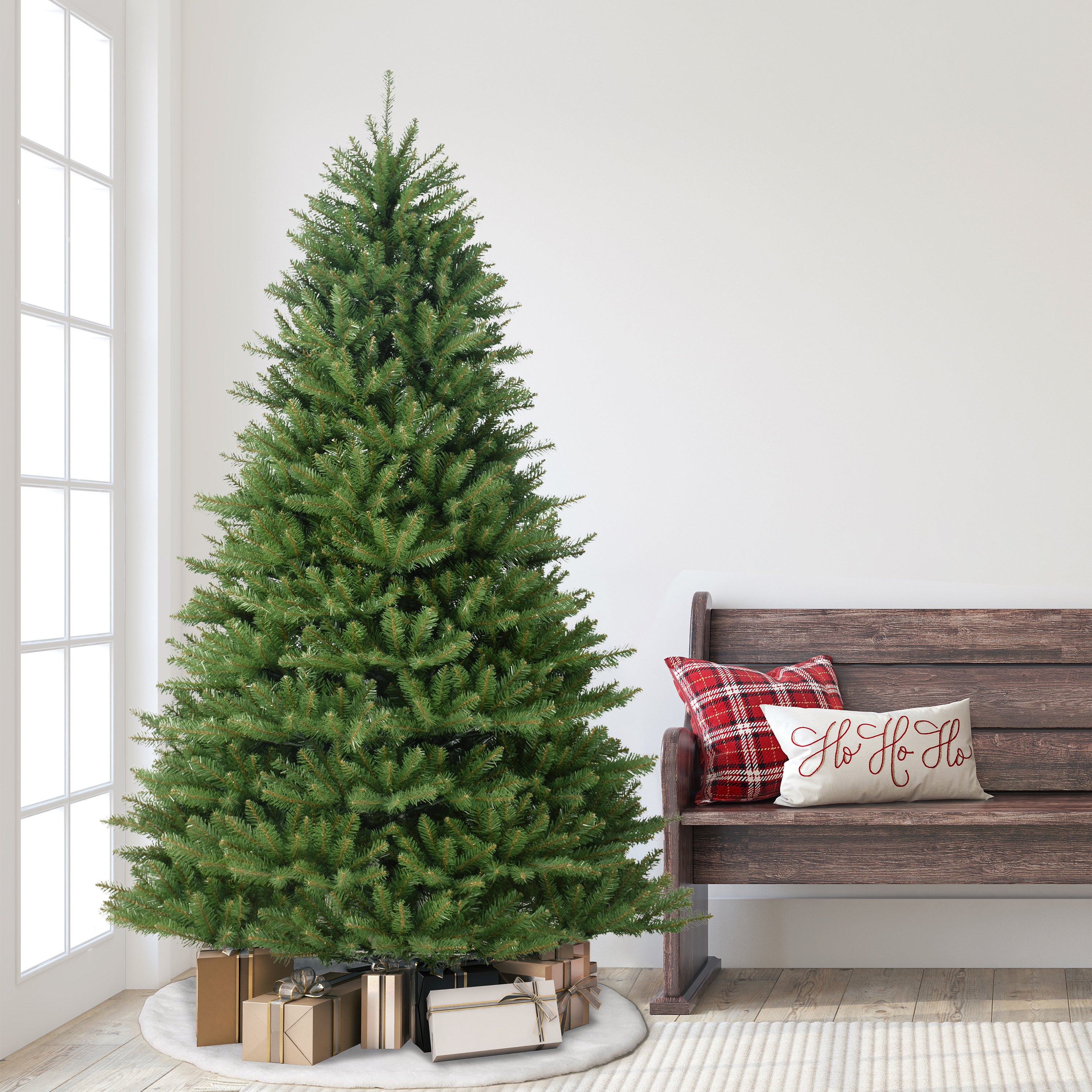 7ft Fraser Fir Christmas Tree Metal Stand Green